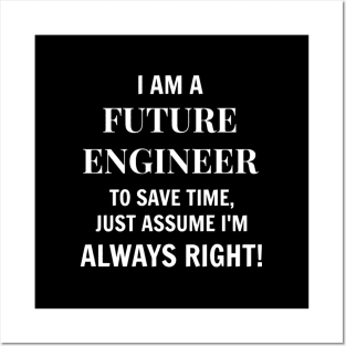 For A Future Engineer Engineering Major Posters and Art